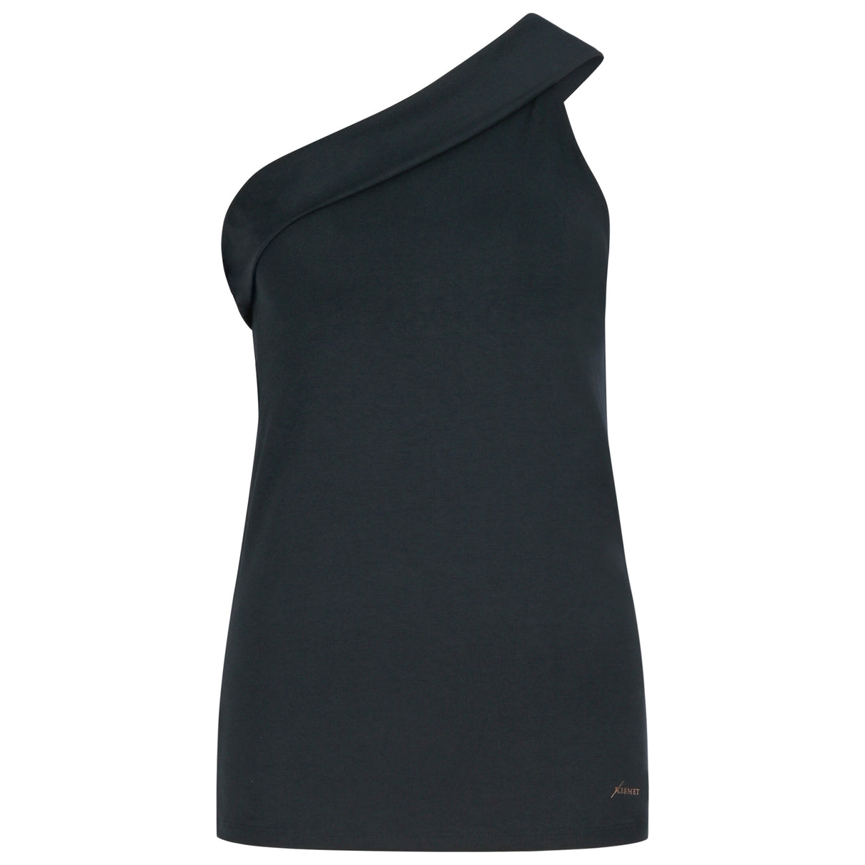 One Shoulder Top Maryam - anthracite