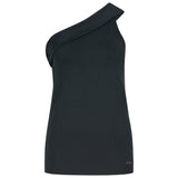 One Shoulder Top Maryam - anthracite