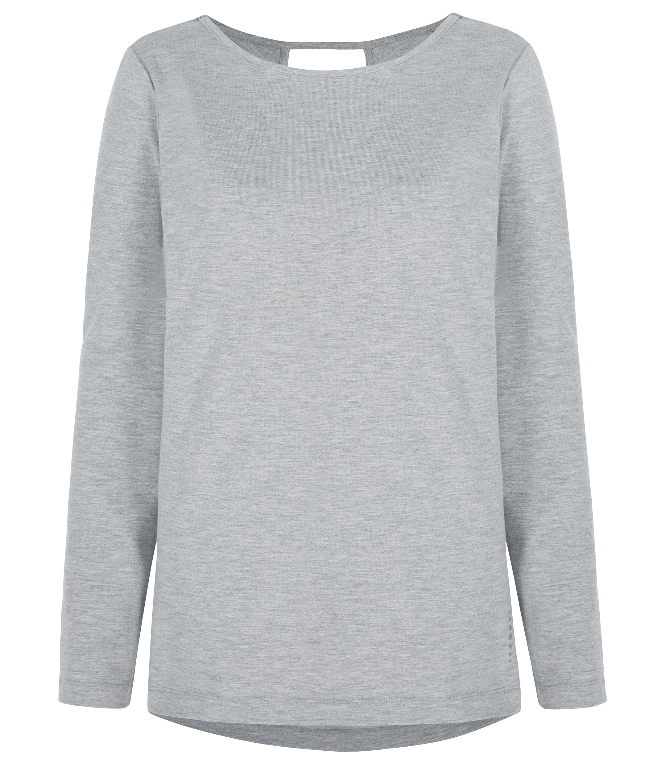 Yoga-Top "Open Back" - pale grey - YOGISHOP