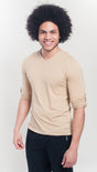 Organic V Chakra T-Shirt - khaki - YOGISHOP
