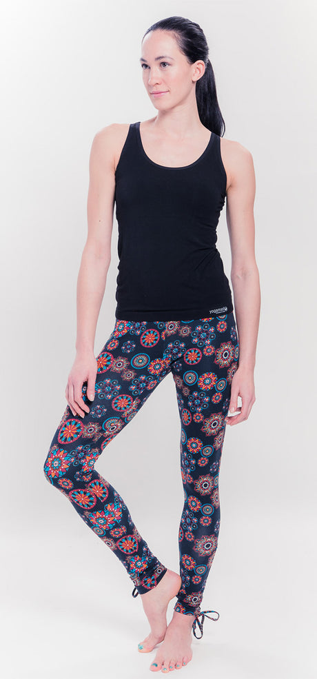Organic Mandala Leggings - black/print - YOGISHOP
