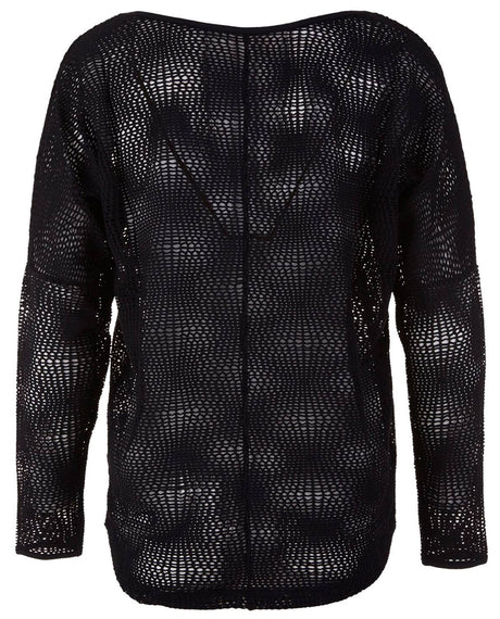 Lounge Mesh-Shirt "Peggy" - charcoal - YOGISHOP