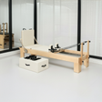 Pilates Reformer Ahorn "Therapeutic Leg" (inkl. Sitting Box und Jump Board) - creme - YOGISHOP
