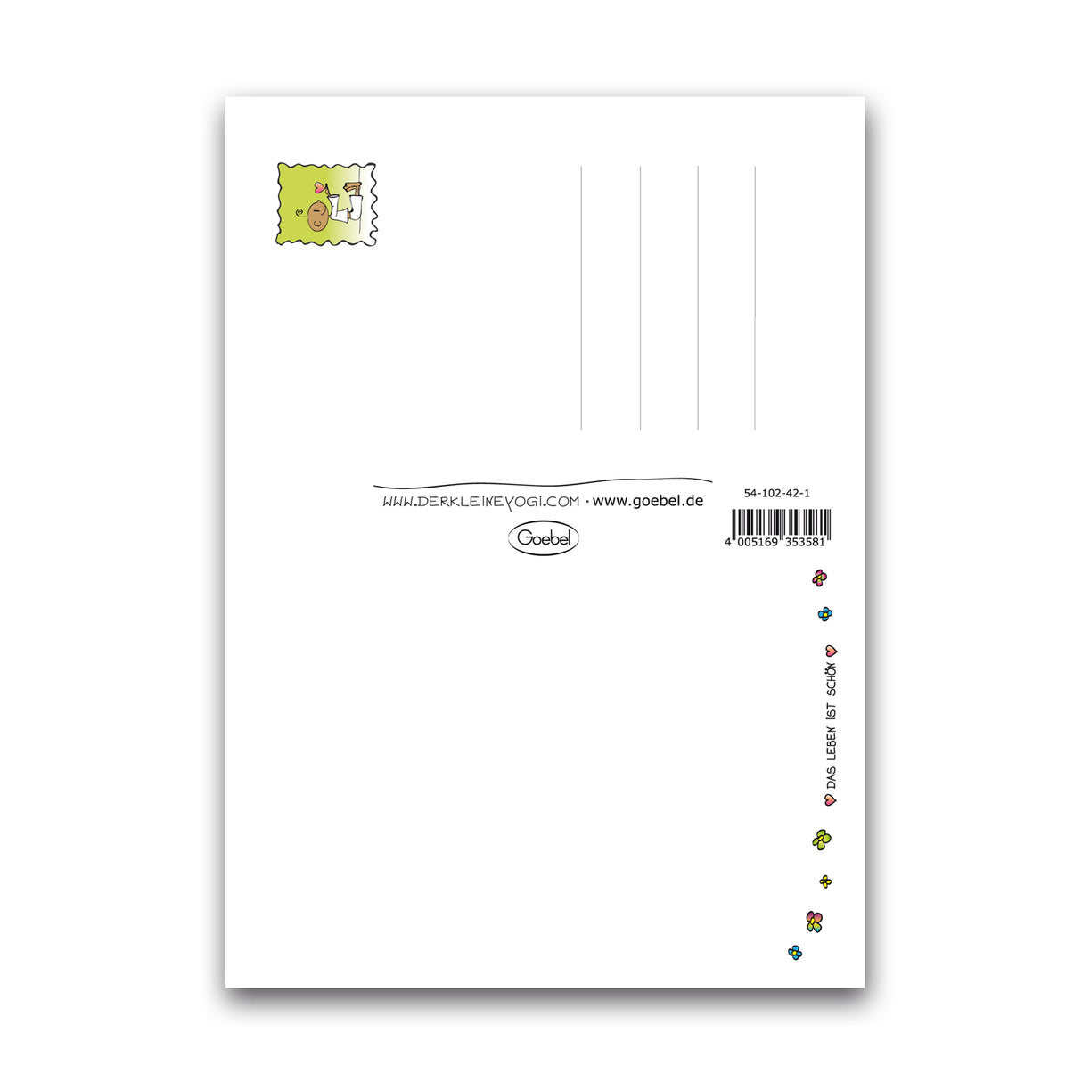 Postkarte Der kleine Yogi - 10,5 x 15 cm - YOGISHOP