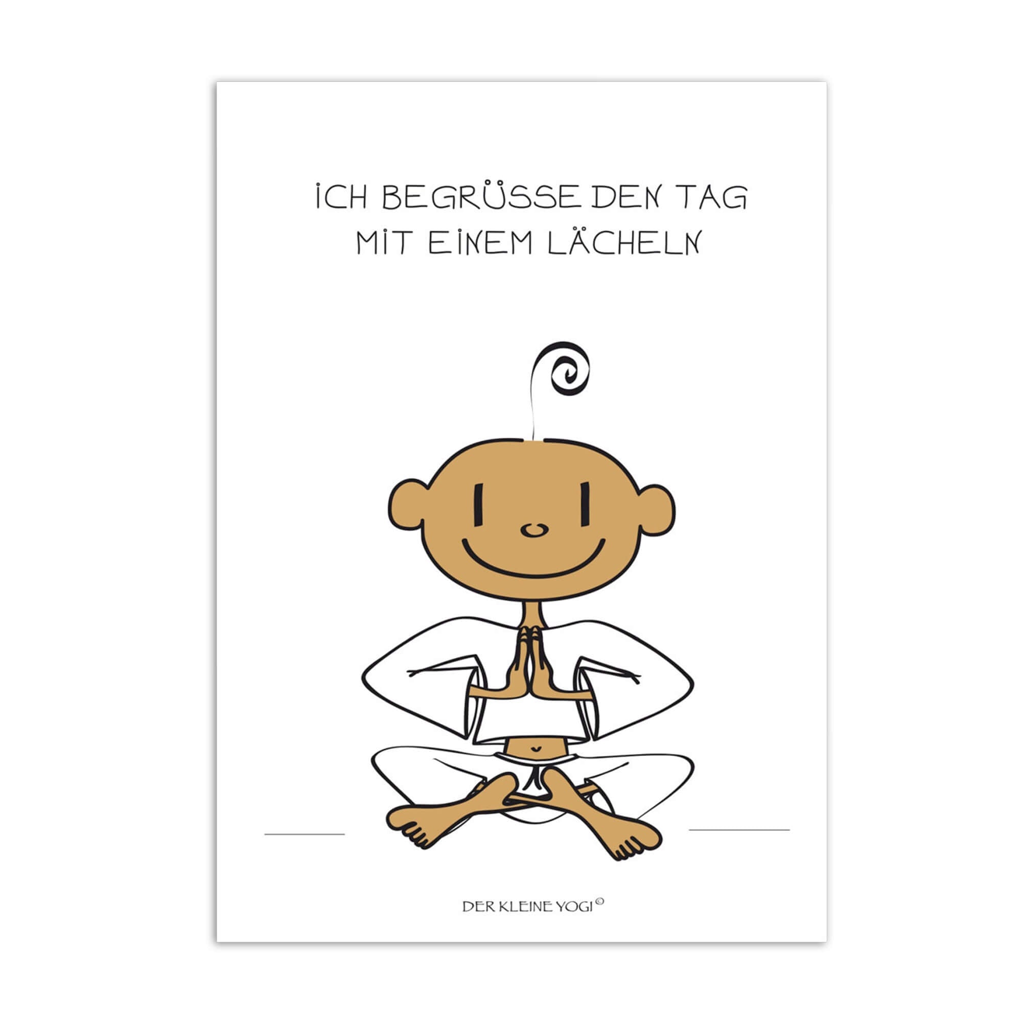 Postkarte Der kleine Yogi - 10,5 x 15 cm - YOGISHOP