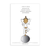 Postkarte Der kleine Yogi - 10,5 x 15 cm - YOGISHOP