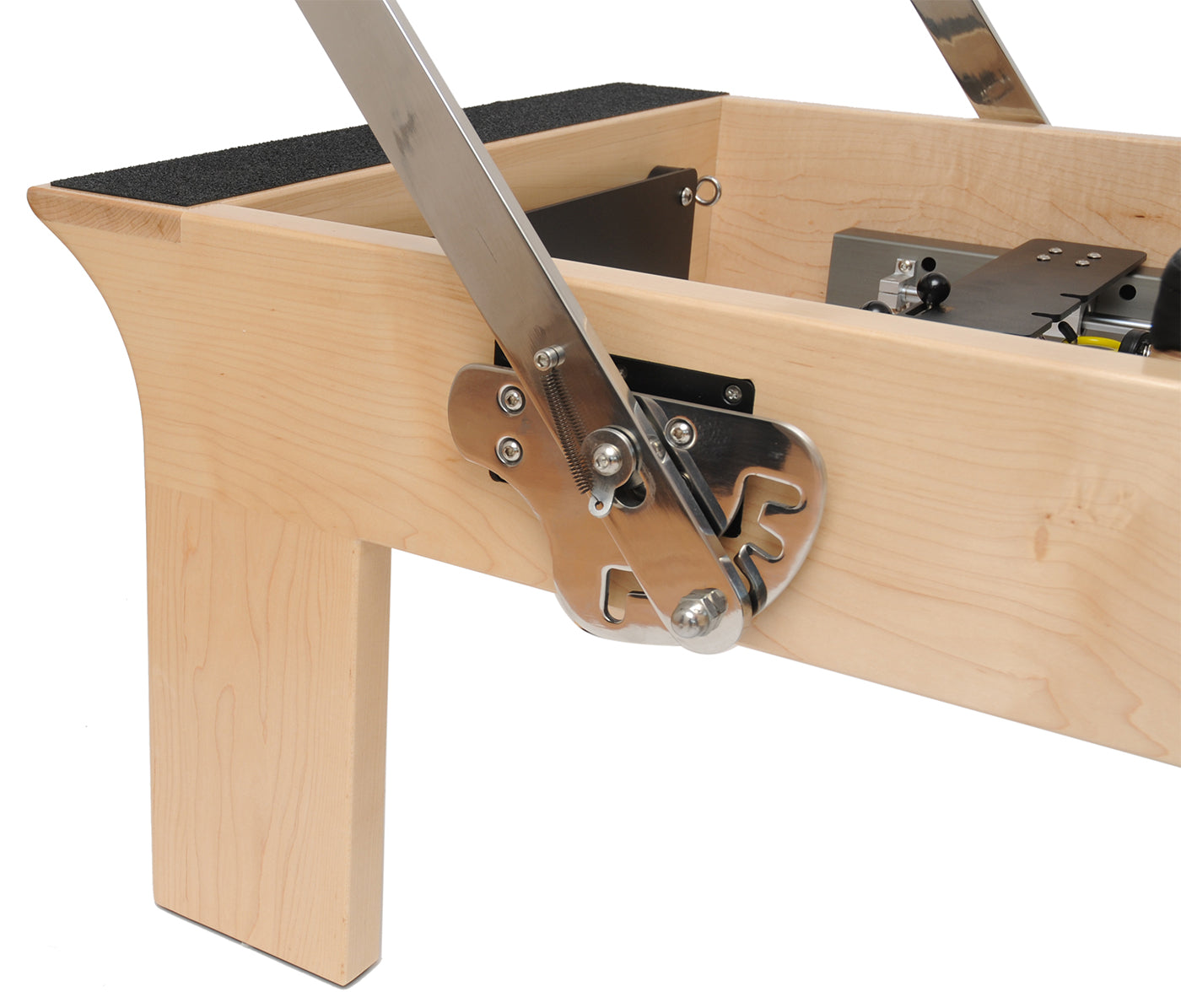 2. Wahl Pilates Reformer Ahorn "Therapeutic Leg" (inkl. Sitting Box und Jump Board) - schwarz - YOGISHOP