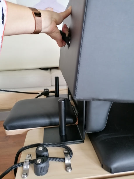 2. Wahl Pilates Reformer Ahorn "Therapeutic Leg" (inkl. Sitting Box und Jump Board) - schwarz