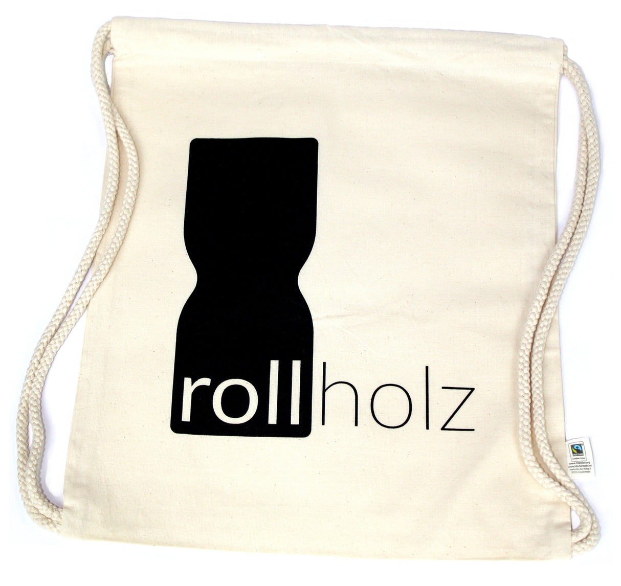 rollholz Fairtrade Bio-Baumwollbeutel - YOGISHOP