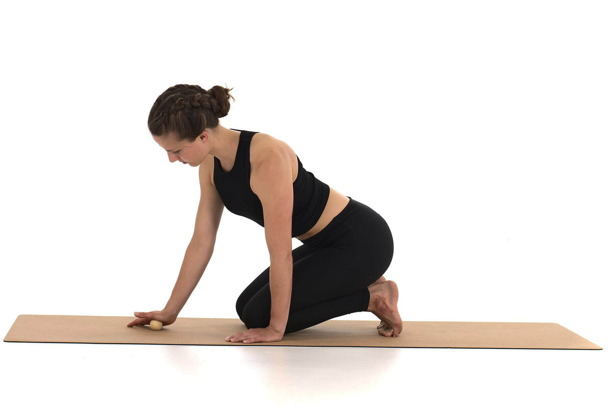 rollholz Faszienkugel - Massage-Kugel aus Buche - YOGISHOP