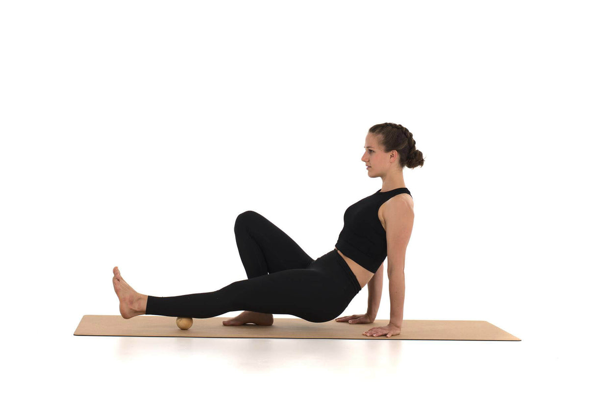 rollholz Faszienkugel - Massage-Kugel aus Buche - YOGISHOP