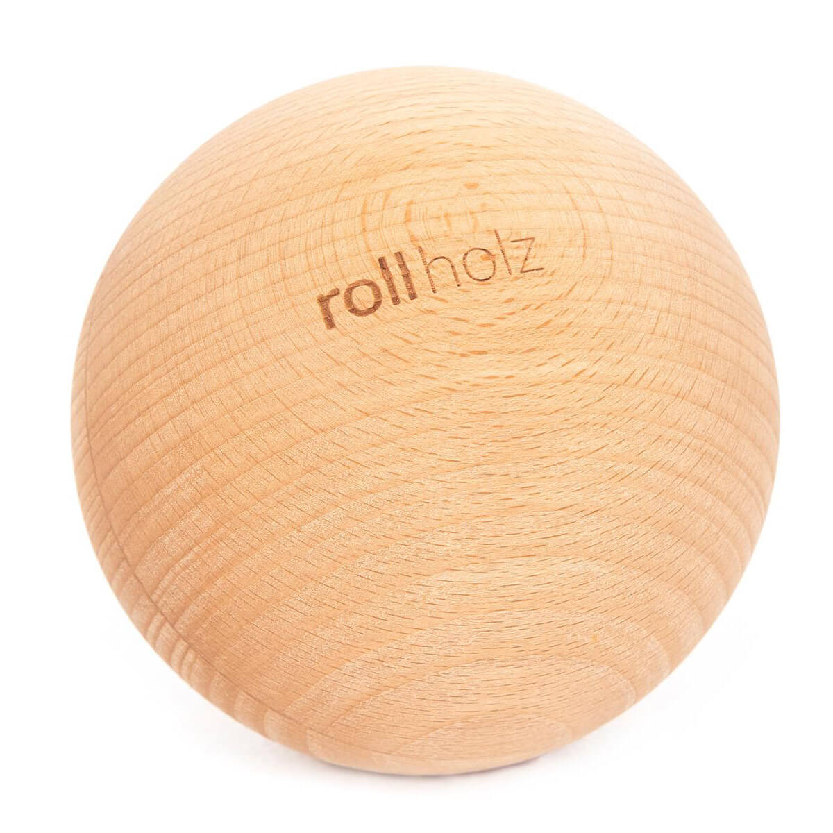 rollholz Faszienkugel - Massage-Kugel aus Buche - YOGISHOP