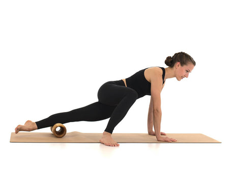 rollholz Faszienrolle - Massage-Rolle PRO aus Eiche - YOGISHOP