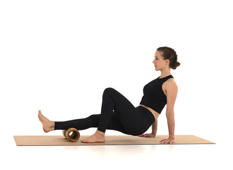 rollholz Faszienrolle - Massage-Rolle PRO aus Eiche - YOGISHOP