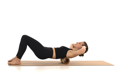 rollholz Faszienrolle - Massage-Rolle PRO aus Eiche - YOGISHOP