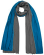 Schal - aqua/deep grey - YOGISHOP