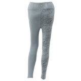 Serenity Floral Organic Leggings - blue - YOGISHOP