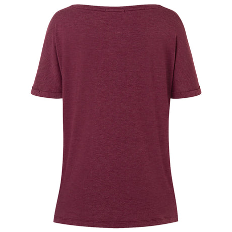Shirt comfort fit Eka Padma - violett-rot melange - YOGISHOP