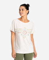 Shirt comfort fit Eka Padma - sand-nature melange gold - YOGISHOP