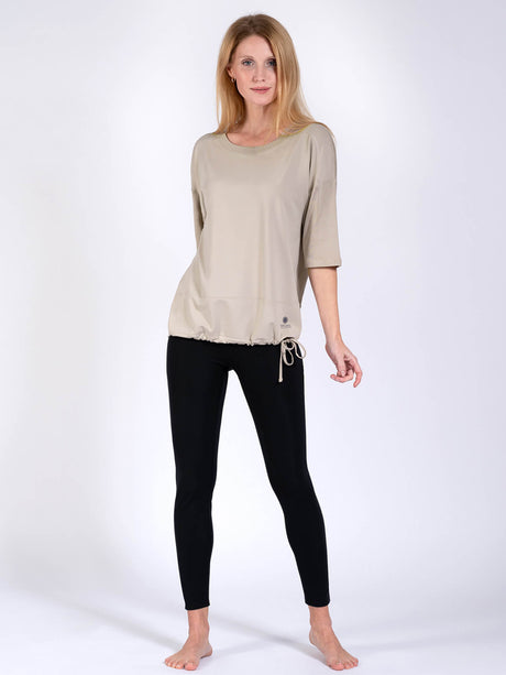 Yoga-Shirt Sara - taupe - YOGISHOP