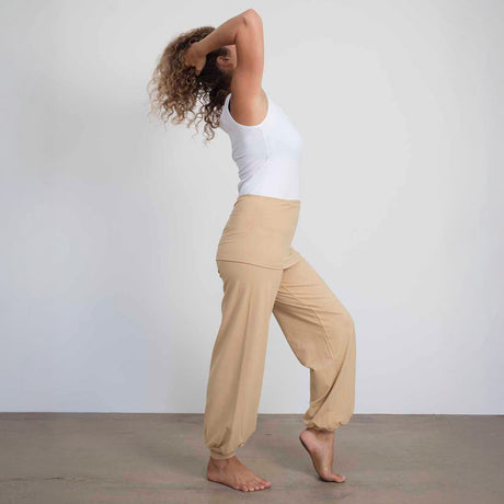 Pantaloni da yoga "Sohang" - beige