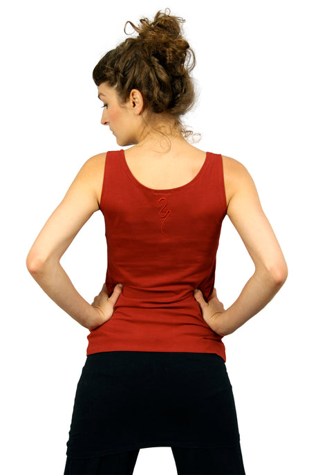 Yoga-Top "Sohang" - bordeaux - YOGISHOP