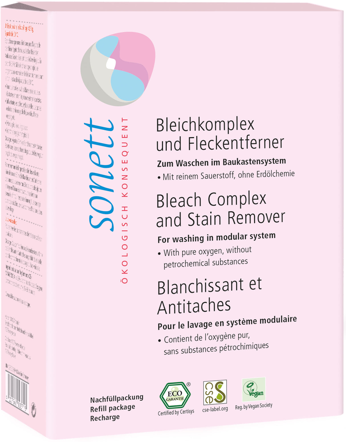 Bleichkomplex und Fleckenentferner, 900 g - YOGISHOP