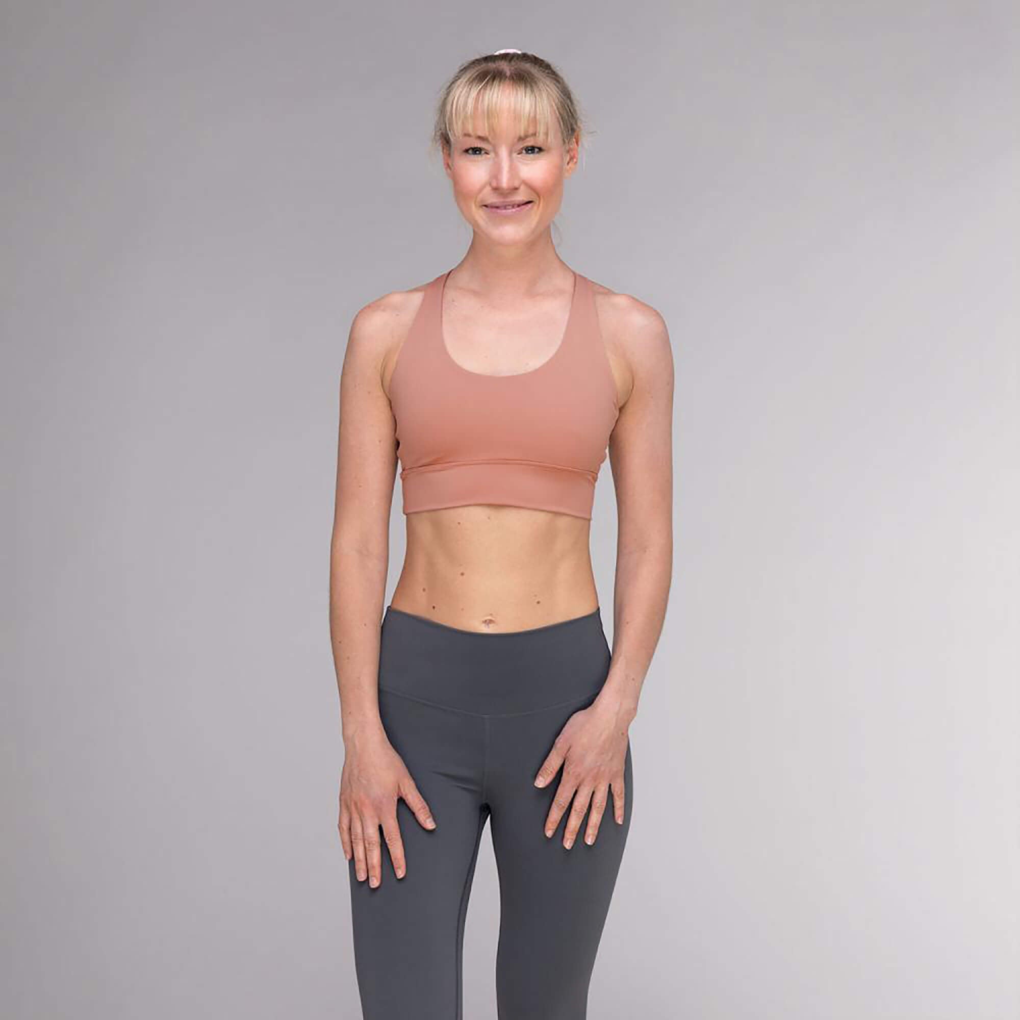 Yoga Bra Ella - peach - YOGISHOP