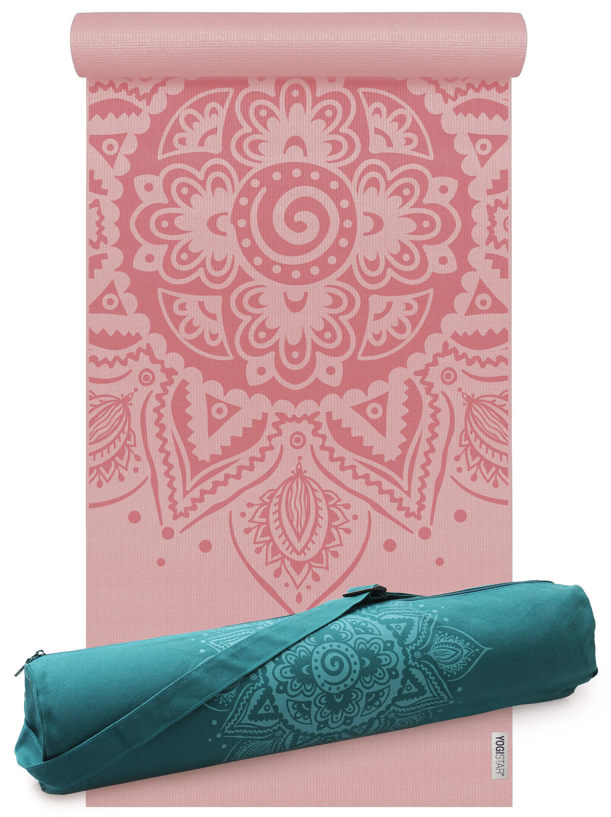 Yoga-Set Starter Edition - spiral mandala (Yogamatte + Yogatasche)