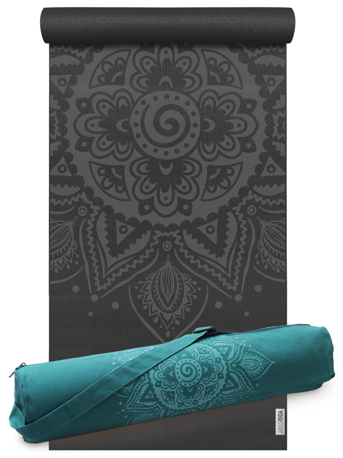 Yoga-Set Starter Edition - spiral mandala (Yogamatte + Yogatasche)