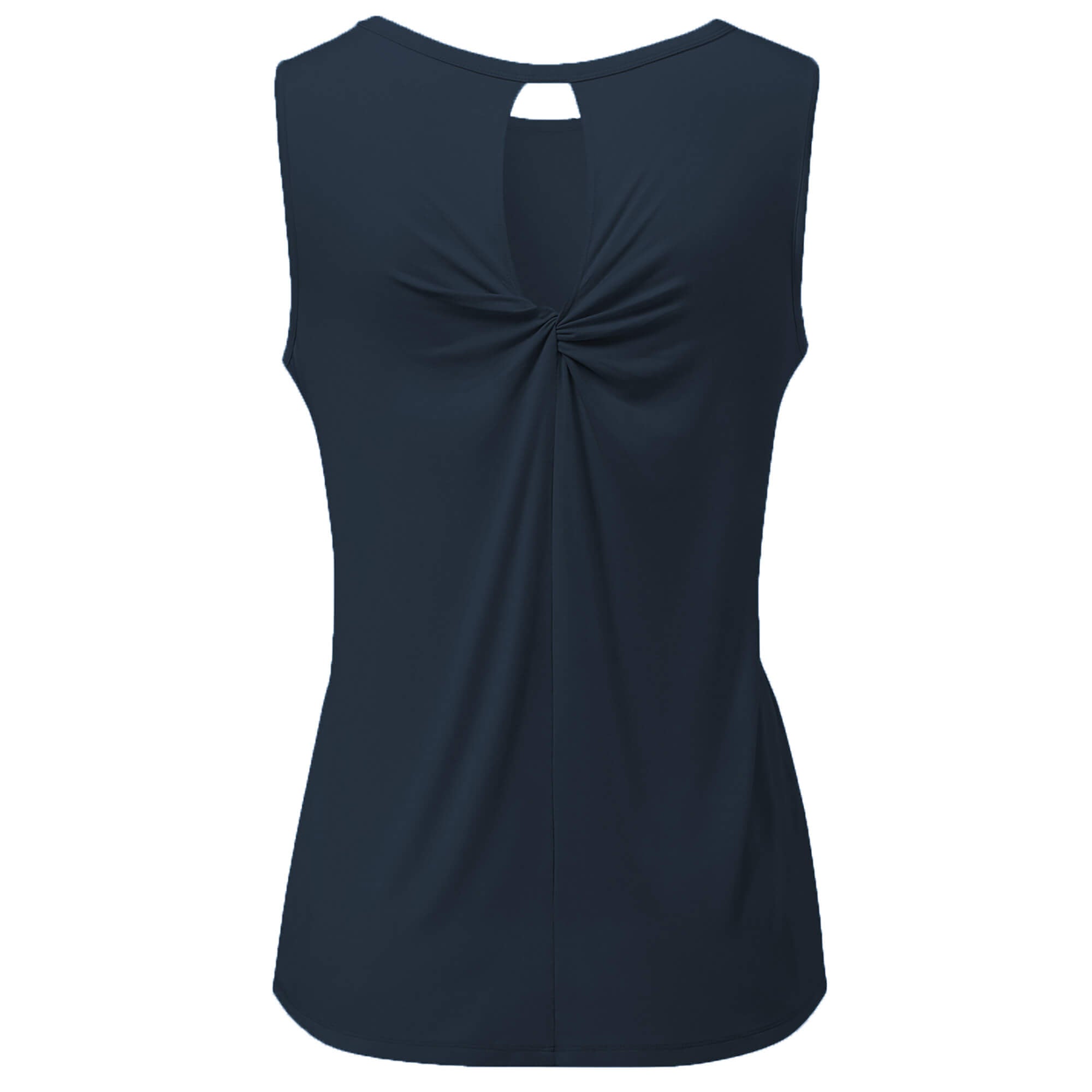 Tank-Top twisted back - midnight-blue - YOGISHOP