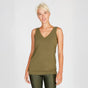 Cosy Tank Twist - olive