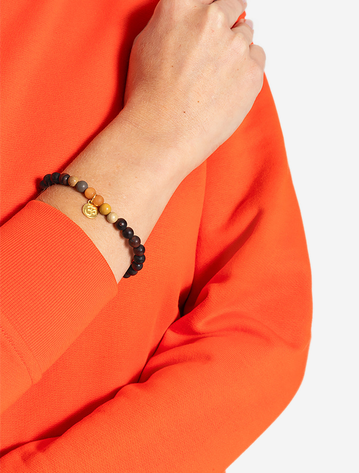 Bracelet Nandana œil de tigre (taille : Medium 16,7 cm)