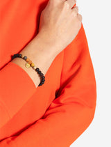 Bracelet Nandana œil de tigre (taille : Medium 16,7 cm)