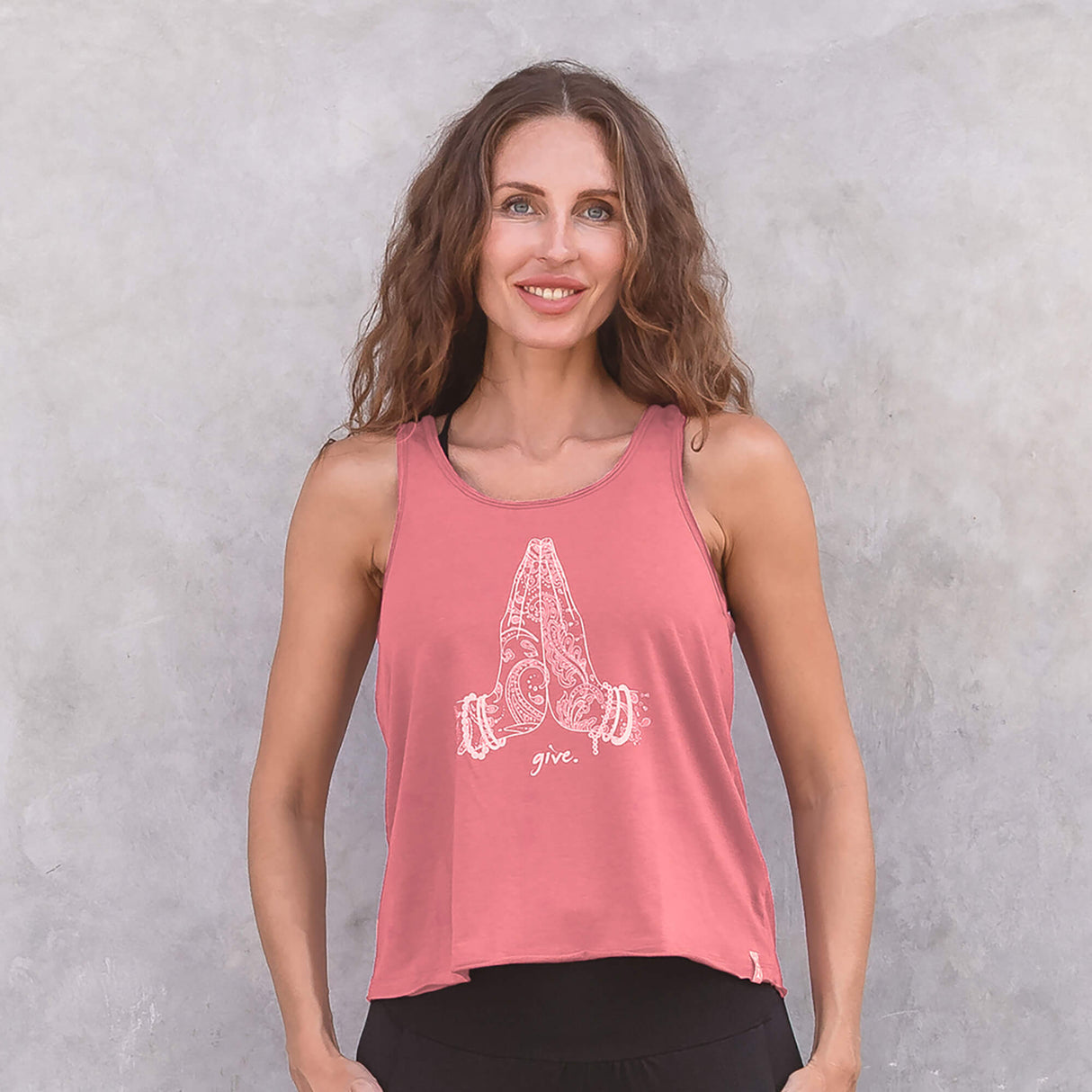 Yoga-Top Alaska Give - deco rose - YOGISHOP
