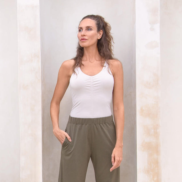 Yoga-Top Nicole - creme - YOGISHOP