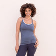 Yoga-Top Sofia - bluegrey - YOGISHOP