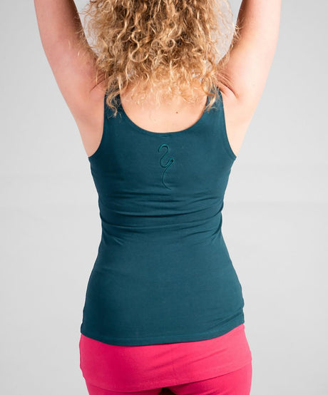 Yoga-Top "Sohang" - tiefgrün - YOGISHOP