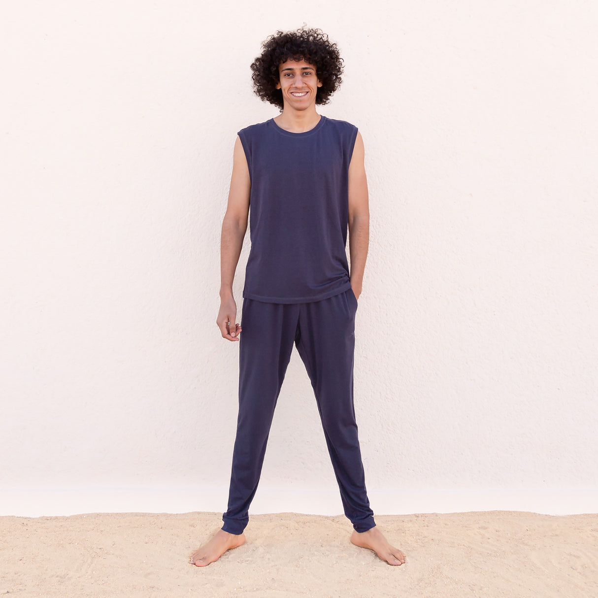 Yoga-Top Tommy - tencel nightblue