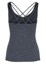 Yoga-Top "Nouri" - antracite melange - YOGISHOP
