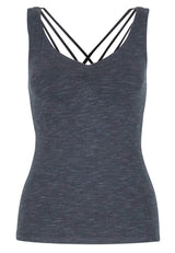 Yoga-Top "Nouri" - antracite melange - YOGISHOP