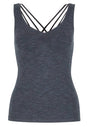 Yoga-Top "Nouri" - antracite melange - YOGISHOP