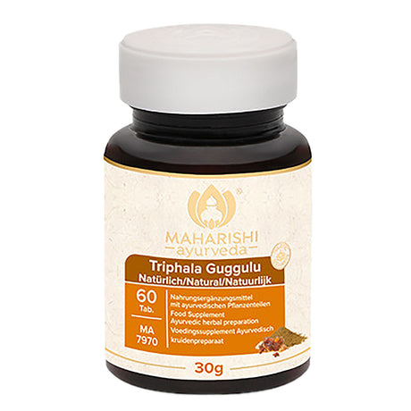 Triphala Guggulu Natural Tabletten, 30 g - YOGISHOP