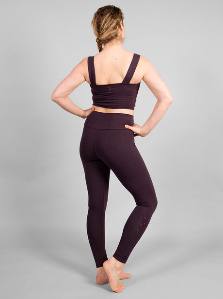 Vega Yoga Legging - Dark Purple - YOGISHOP