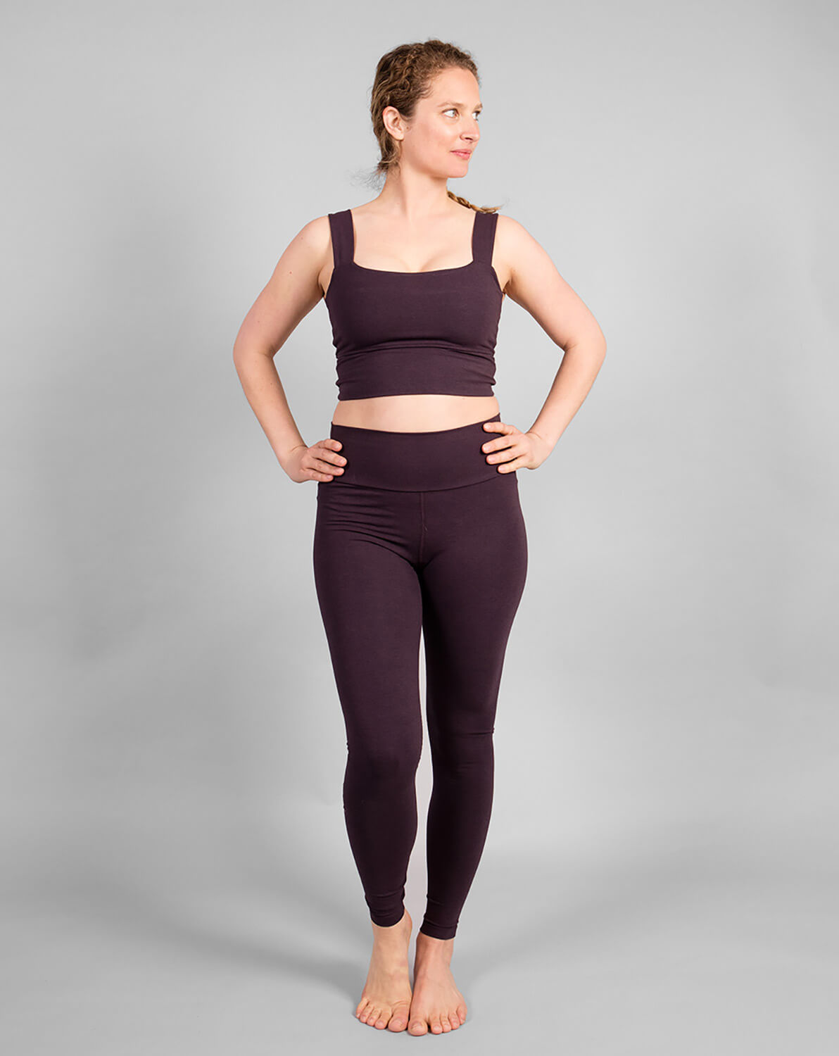 Vega Yoga Legging - Dark Purple - YOGISHOP