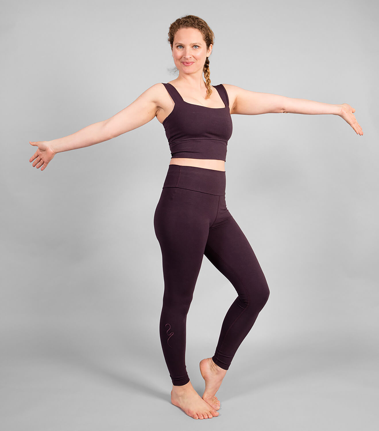 Vega Yoga Legging - Dark Purple - YOGISHOP