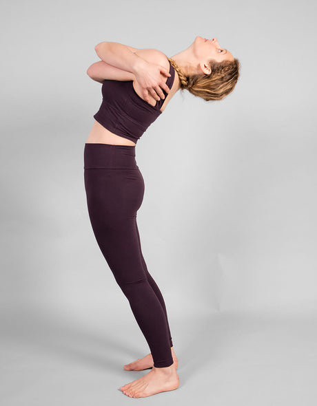 Vega Yoga Legging - Dark Purple - YOGISHOP
