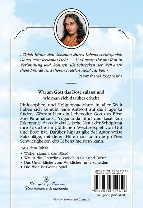 Warum Gott das Böse zulässt und wie man sich darüber erhebt von Paramahansa Yogananda - YOGISHOP
