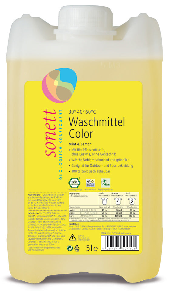 Waschmittel Color, Mint & Lemon - YOGISHOP