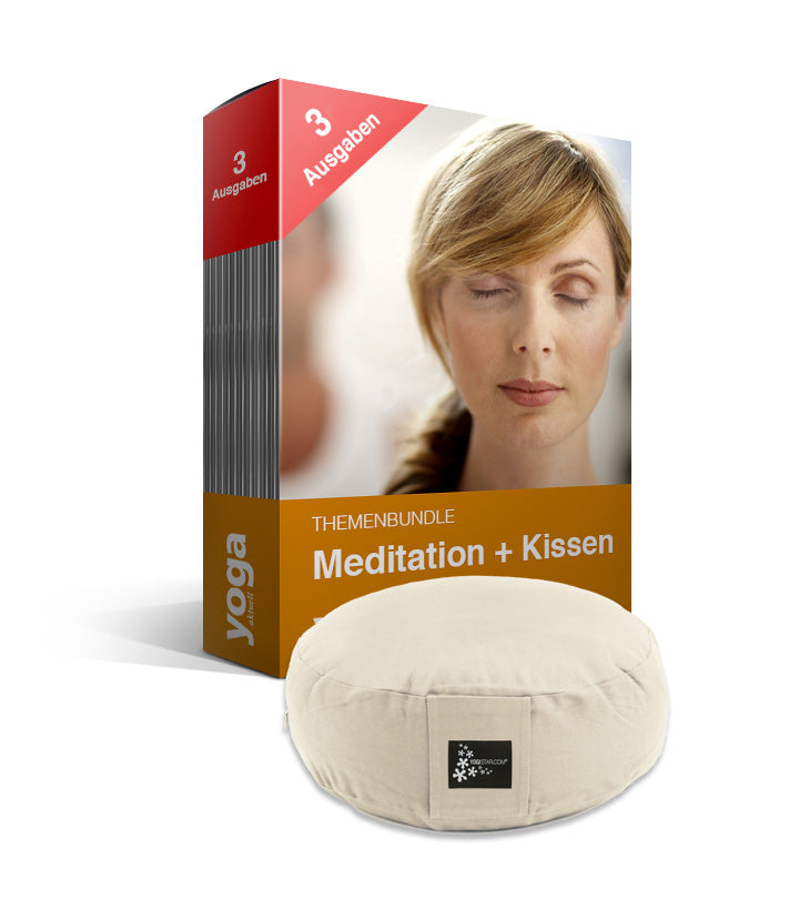 Meditation - 3er Bundle + Meditationskissen - YOGISHOP